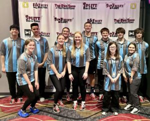 Photo of the Unified Bowling team posing together