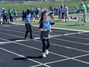Unified Track athletes competing